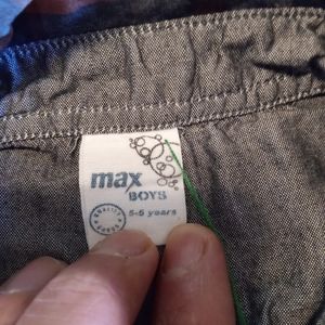 Max boys plaid long sleeve